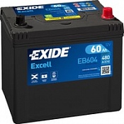 Аккумулятор Exide Excell Asia EB604 (60 Ah) D23
